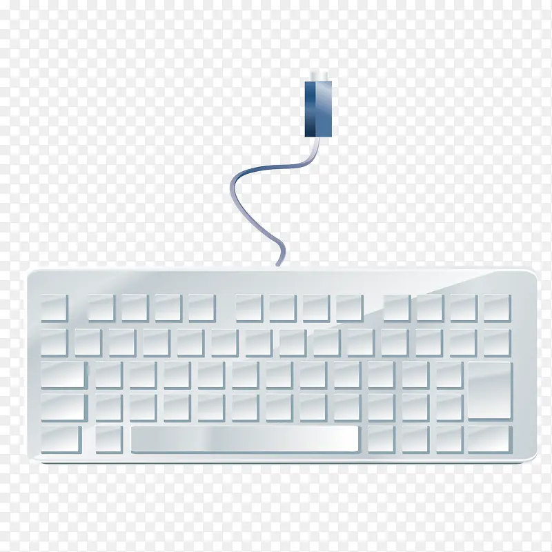台式机键盘矢量图