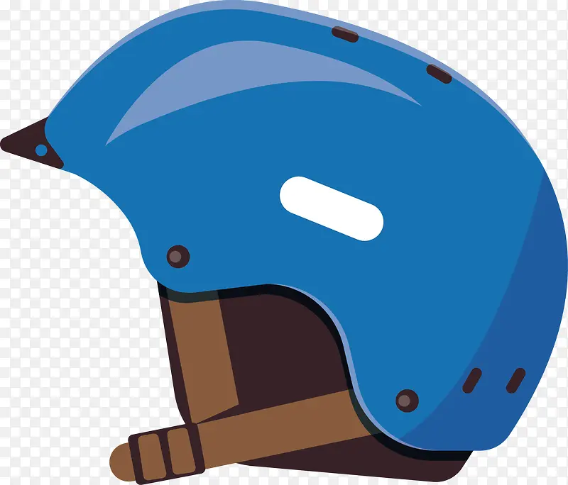 蓝色头盔
