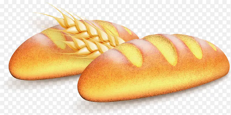 面包麦穗矢量图