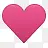 粉红色的心爱heart-icons