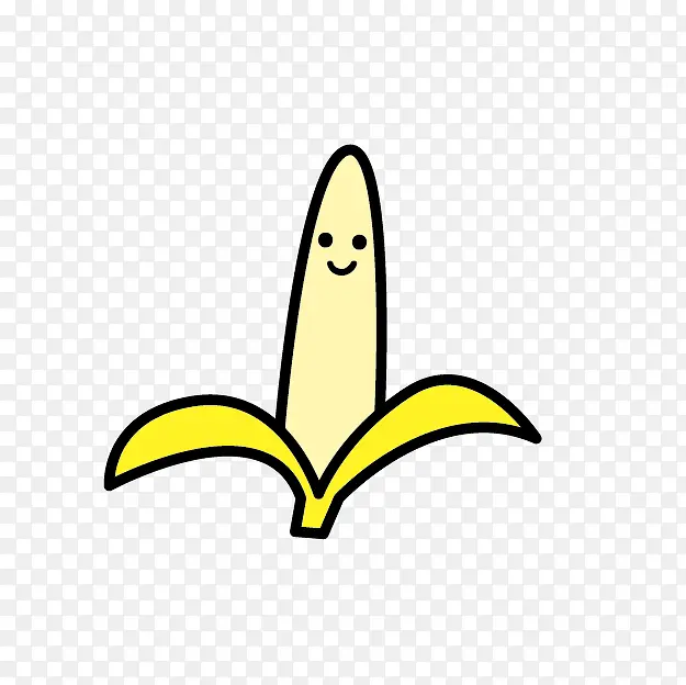 卡通可爱香蕉