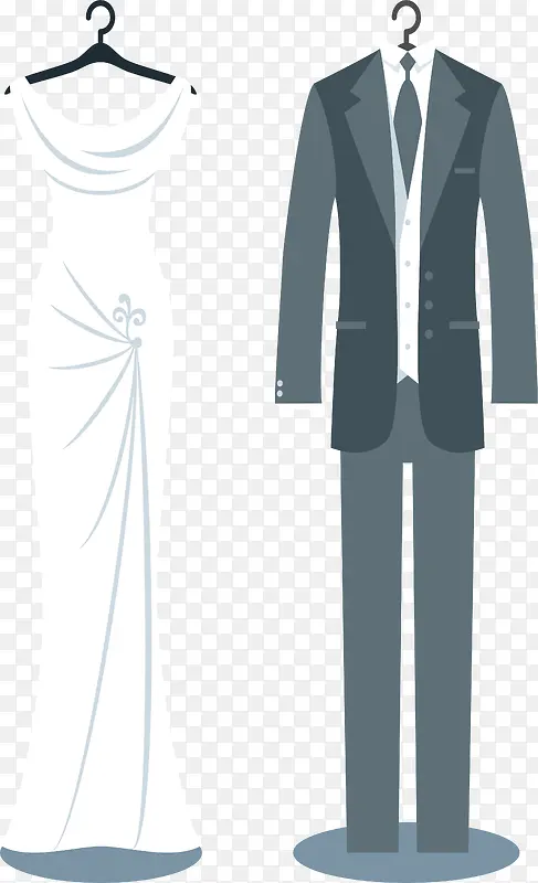 婚礼服装插画设计