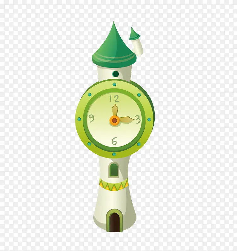 绿色时钟