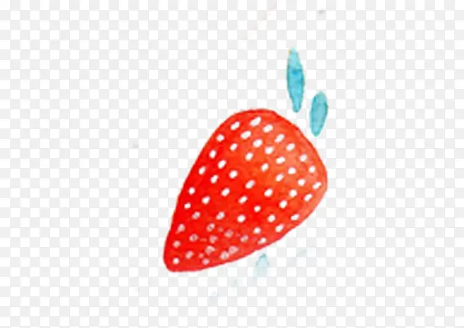 草莓装饰元素卡通手绘
