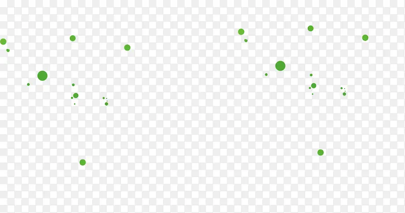 绿色圆点漂浮素材