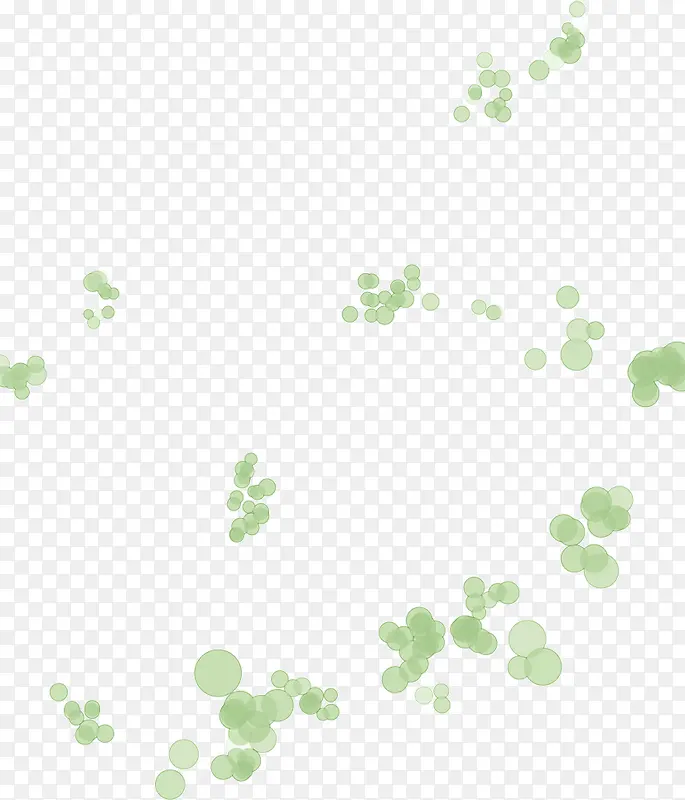淡绿色漂浮圆点