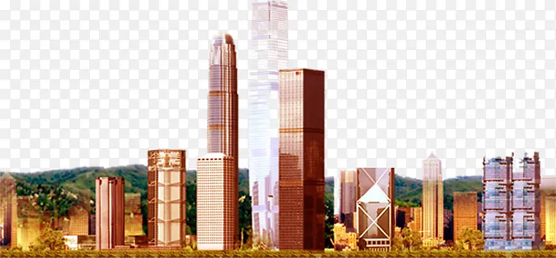 现代高楼都市美景