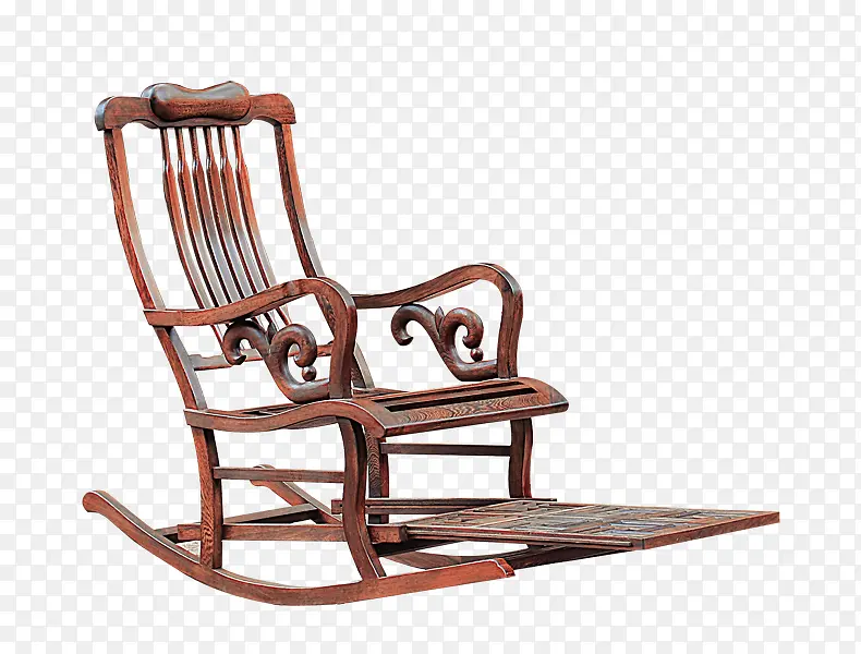 红木摇椅素材