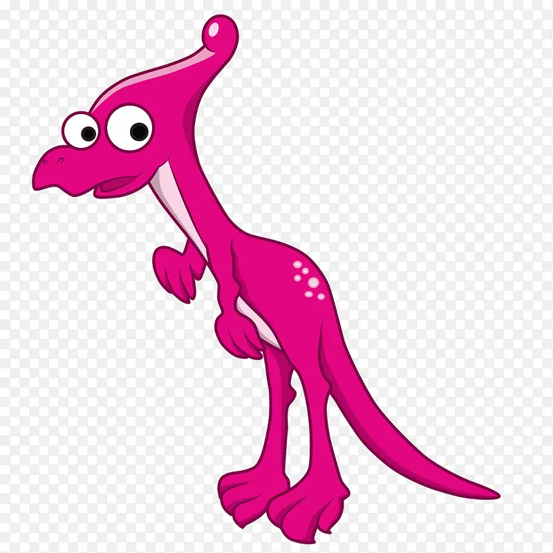 粉色恐龙雕塑
