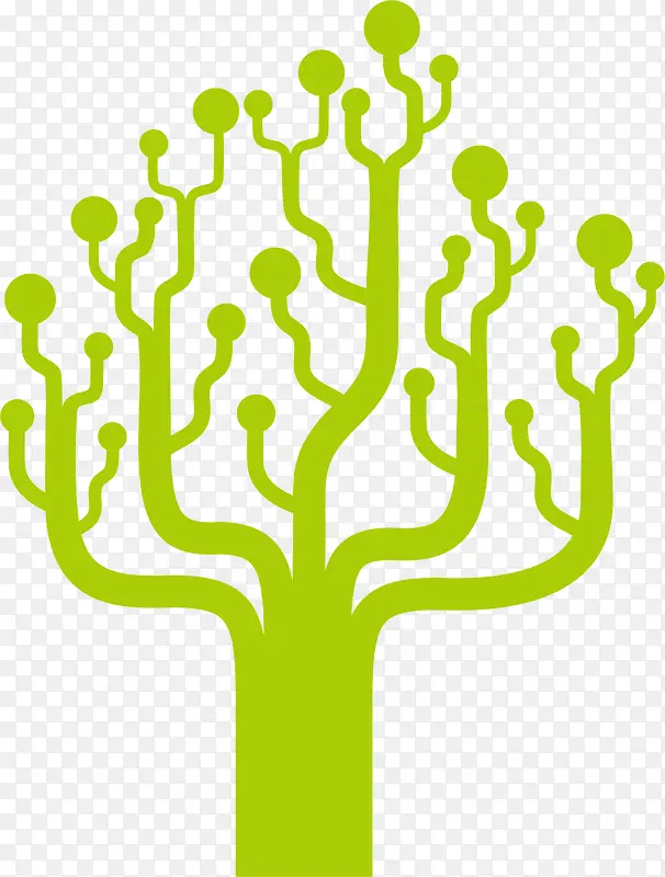 创意绿色树