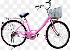 粉色经典款自行车女士款