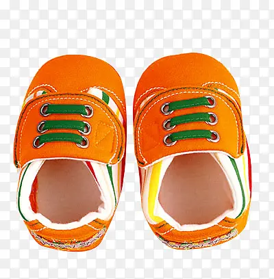 橘色儿童鞋