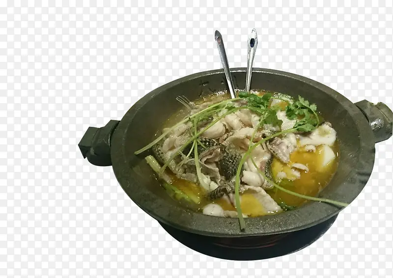 清汤石锅鱼
