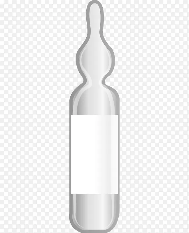 矢量化妆品瓶子白色细瓶