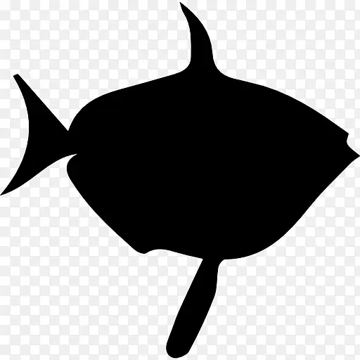 月鱼鱼形图标