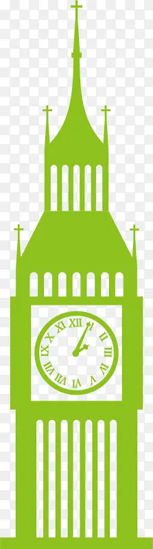 教堂钟表PNG矢量元素