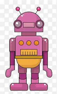紫色机器人