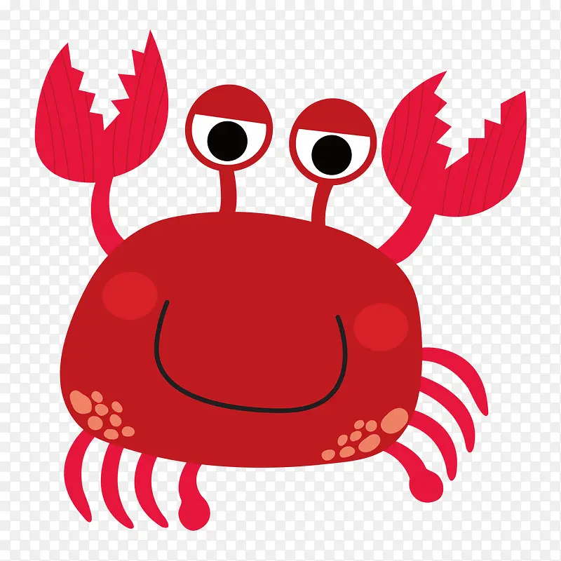 世界海洋日红色螃蟹