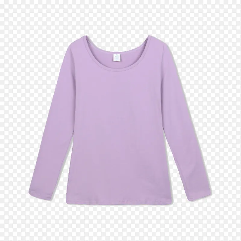 浅紫色长袖衬衫