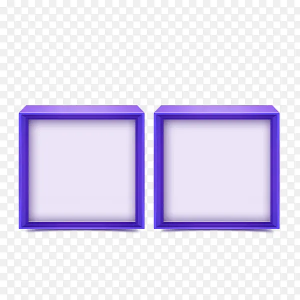 质感紫色产品边框