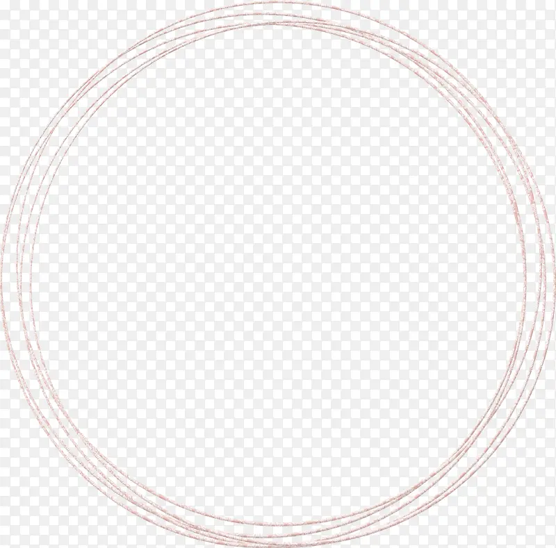 橙色线条圆环