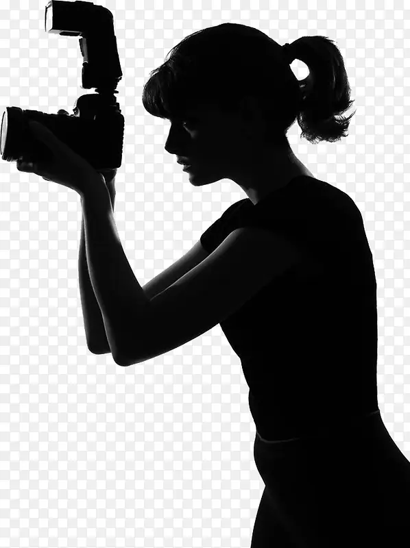 女摄影记者