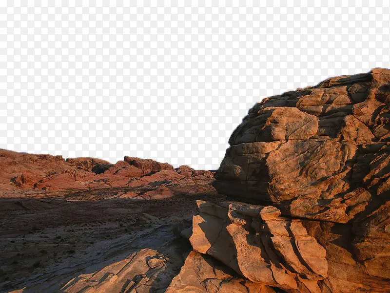 沙漠怪石风景