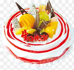 漂亮水果生日蛋糕