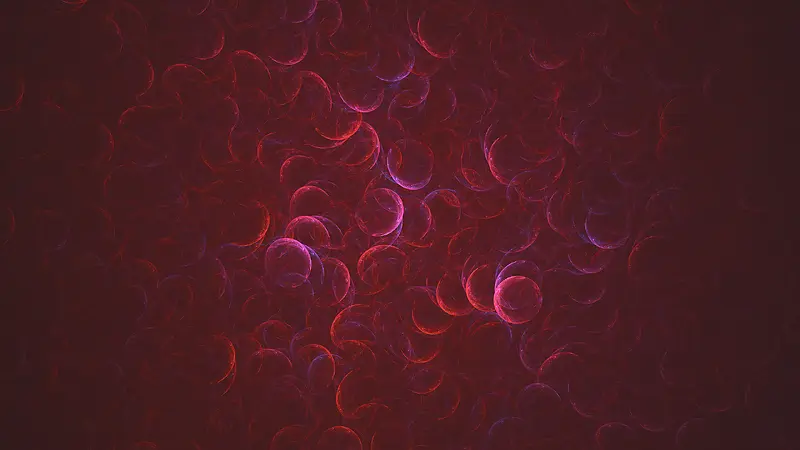 红色气泡花纹表层