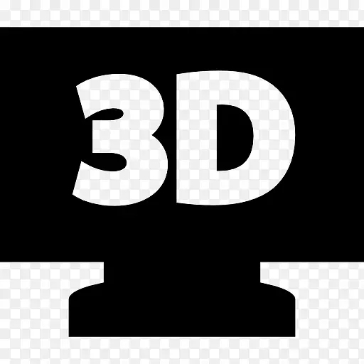 3D电视图标