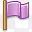 紫色的小旗图标