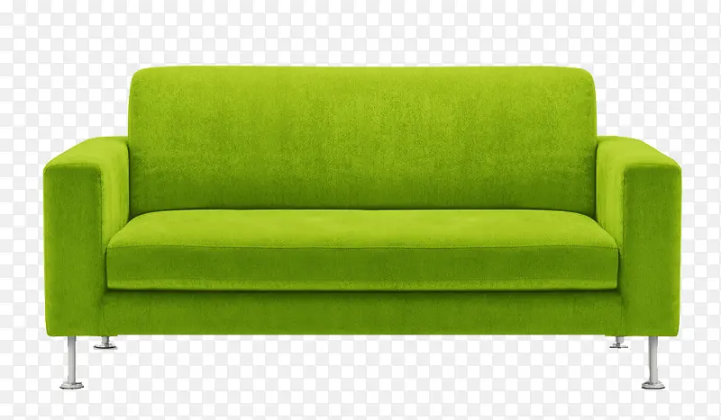 绿色时尚靠背多人沙发