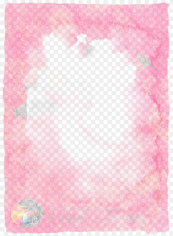 金秋粉色花瓣海报背景