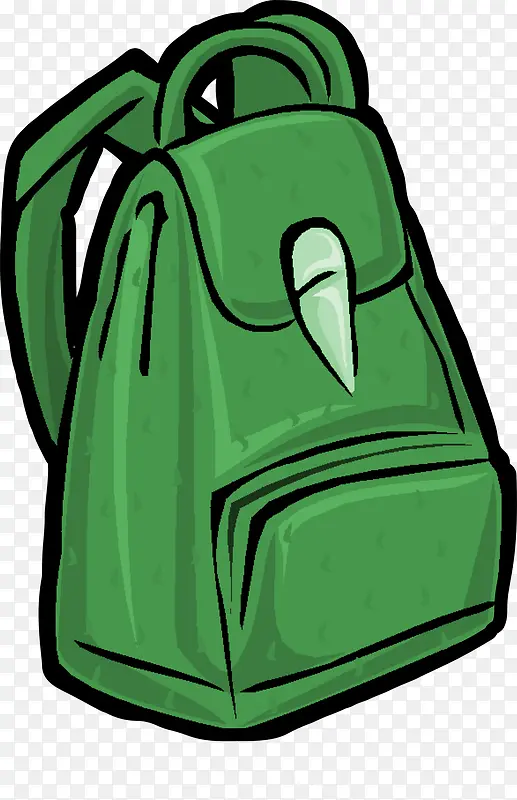 绿色的背包
