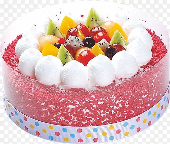 高清摄影实拍水果蛋糕