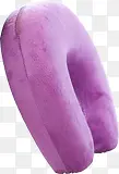 紫色午休U型枕电商