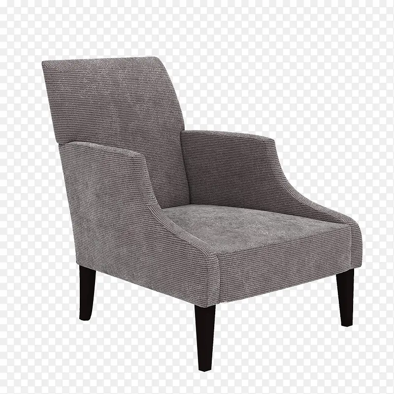 灰色布艺椅