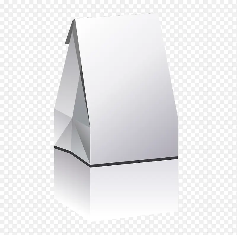 矢量盒子立体拟真白色扁平盒子