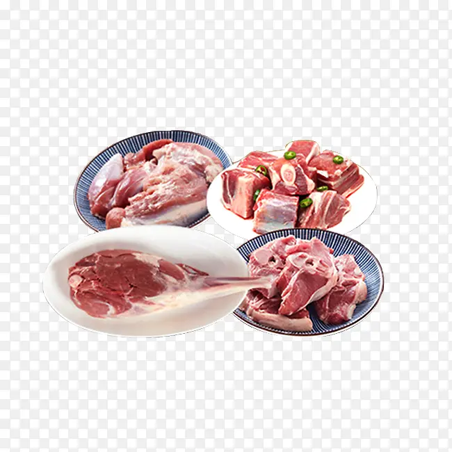 肉类食物钙质肉块