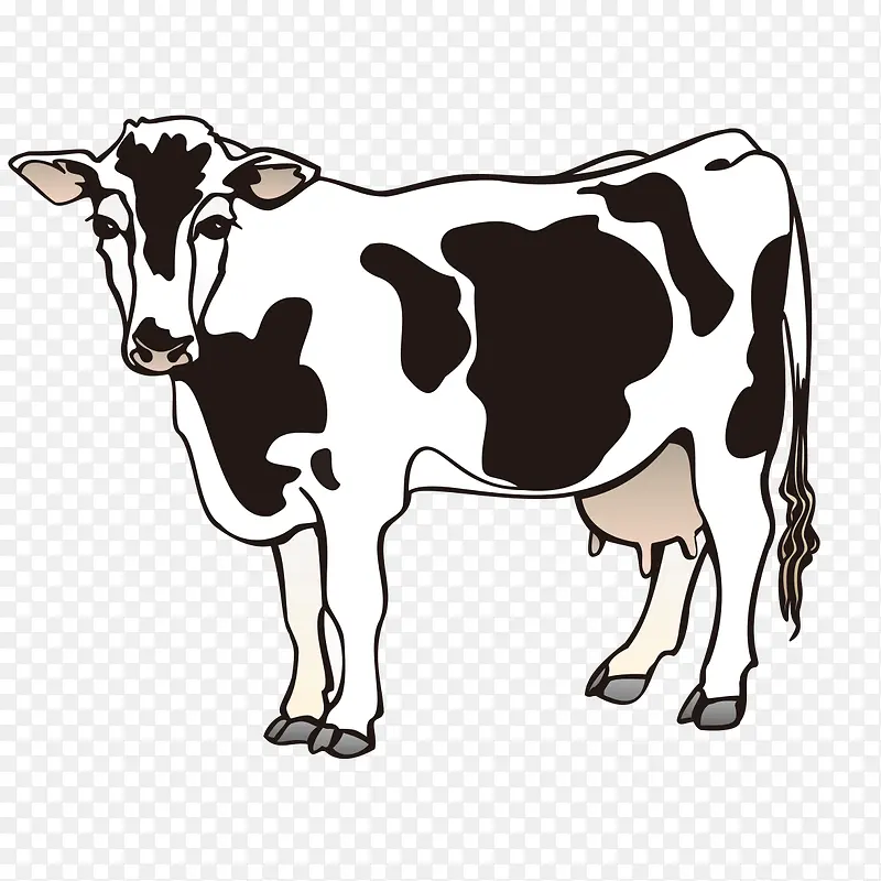 奶牛卡通造型