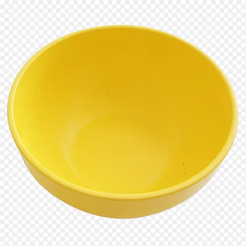 黄色塑料面碗空碗