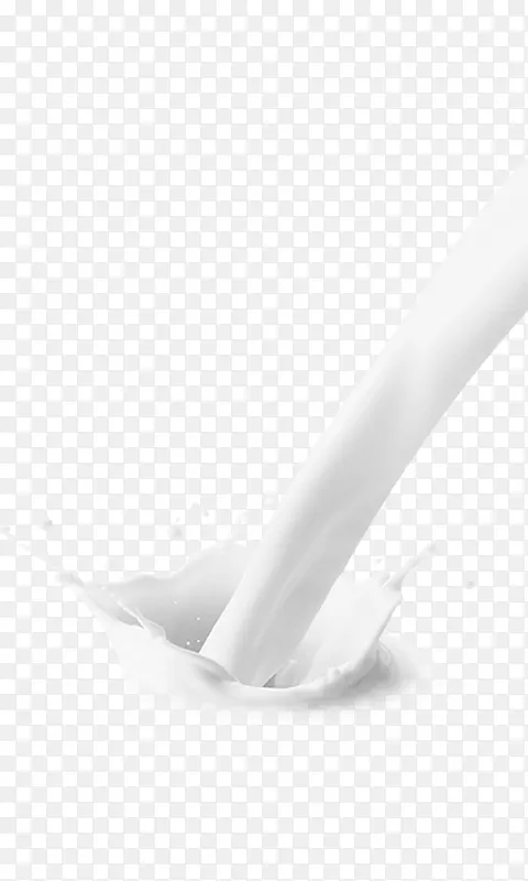 白色牛奶液体造型