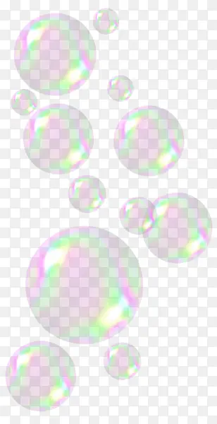 多彩气泡PNG免抠图素材