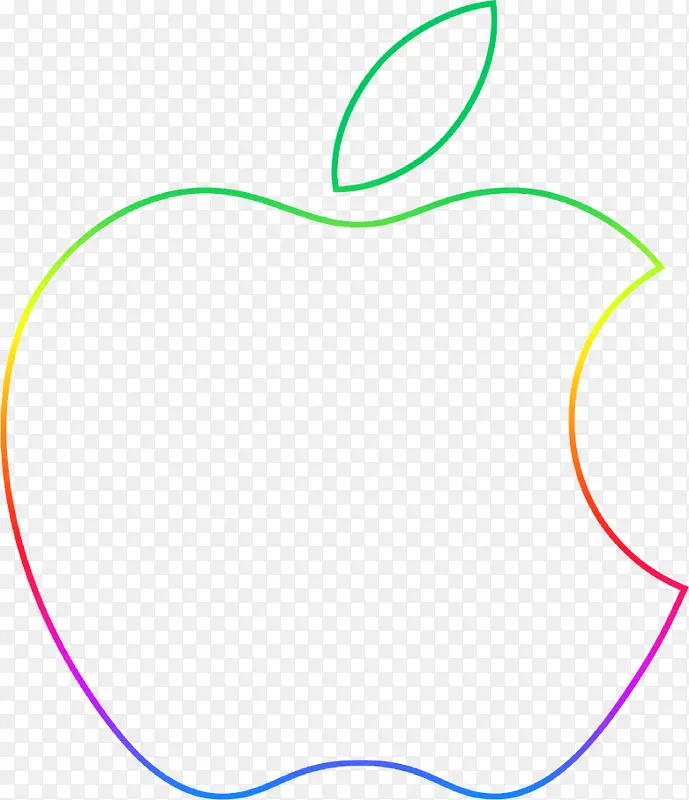 苹果logo框架素材