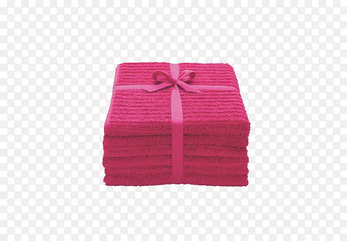 粉色毛巾礼盒