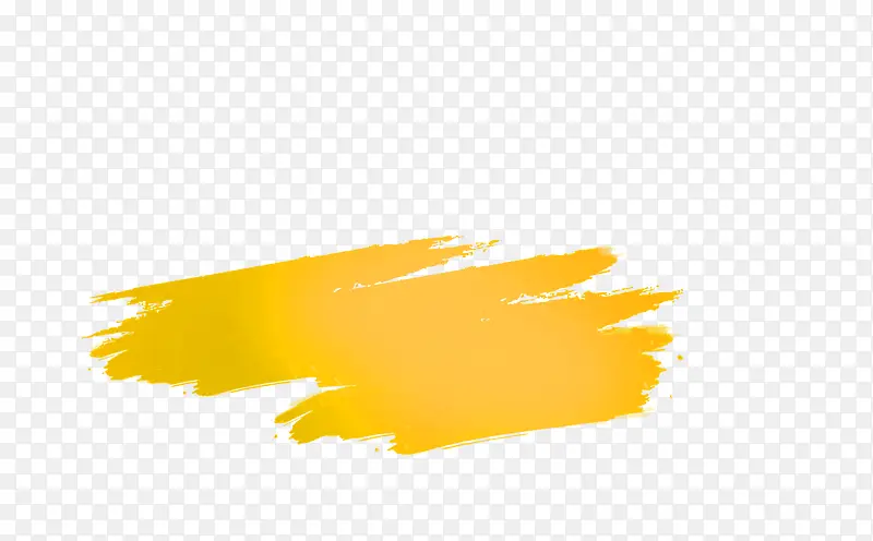 黄色水彩涂鸦