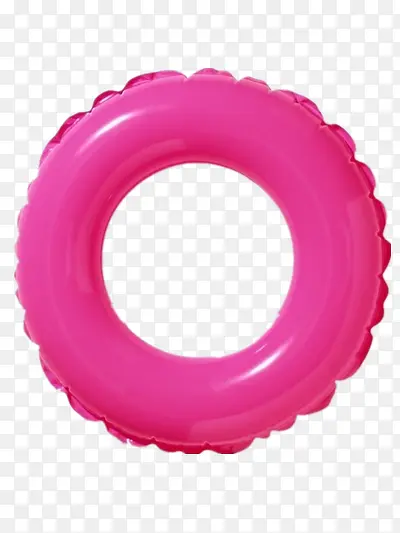 粉色游泳圈