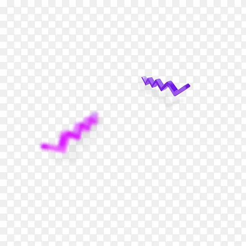 紫色漂浮曲线造型