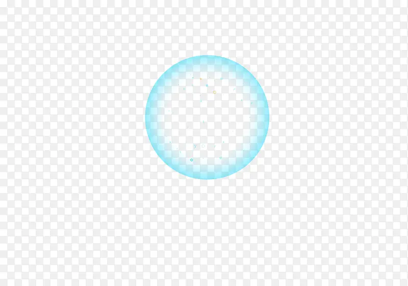 蓝色卡通晶莹圆形气泡