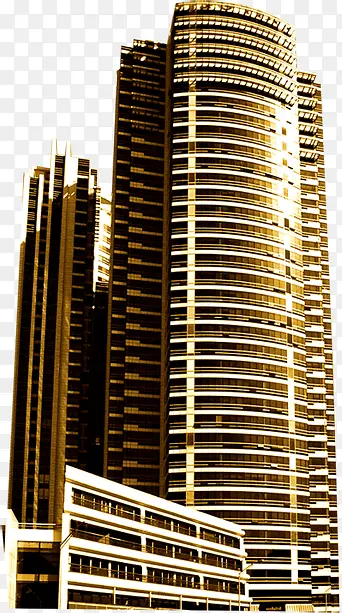 高清创意高楼大厦繁华都市